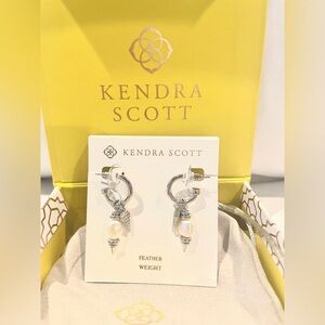 Kendra Scott Demi Huggie Pearl Earrings